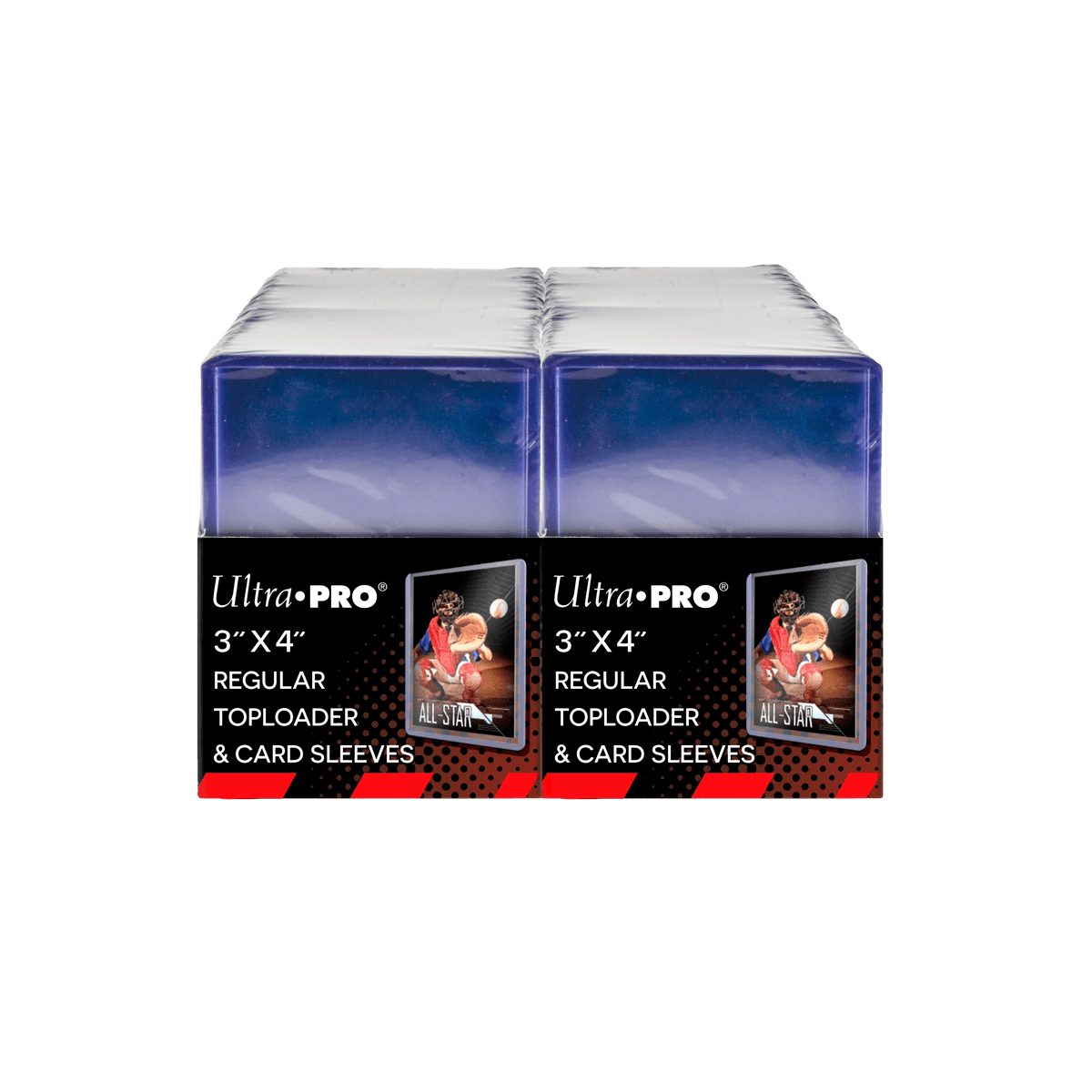 Ultra PRO – Bundle 200× Toploader 3″×4″ + 200× Soft Sleeves (standard 2.5″×3.5″, fino a 35 pt)