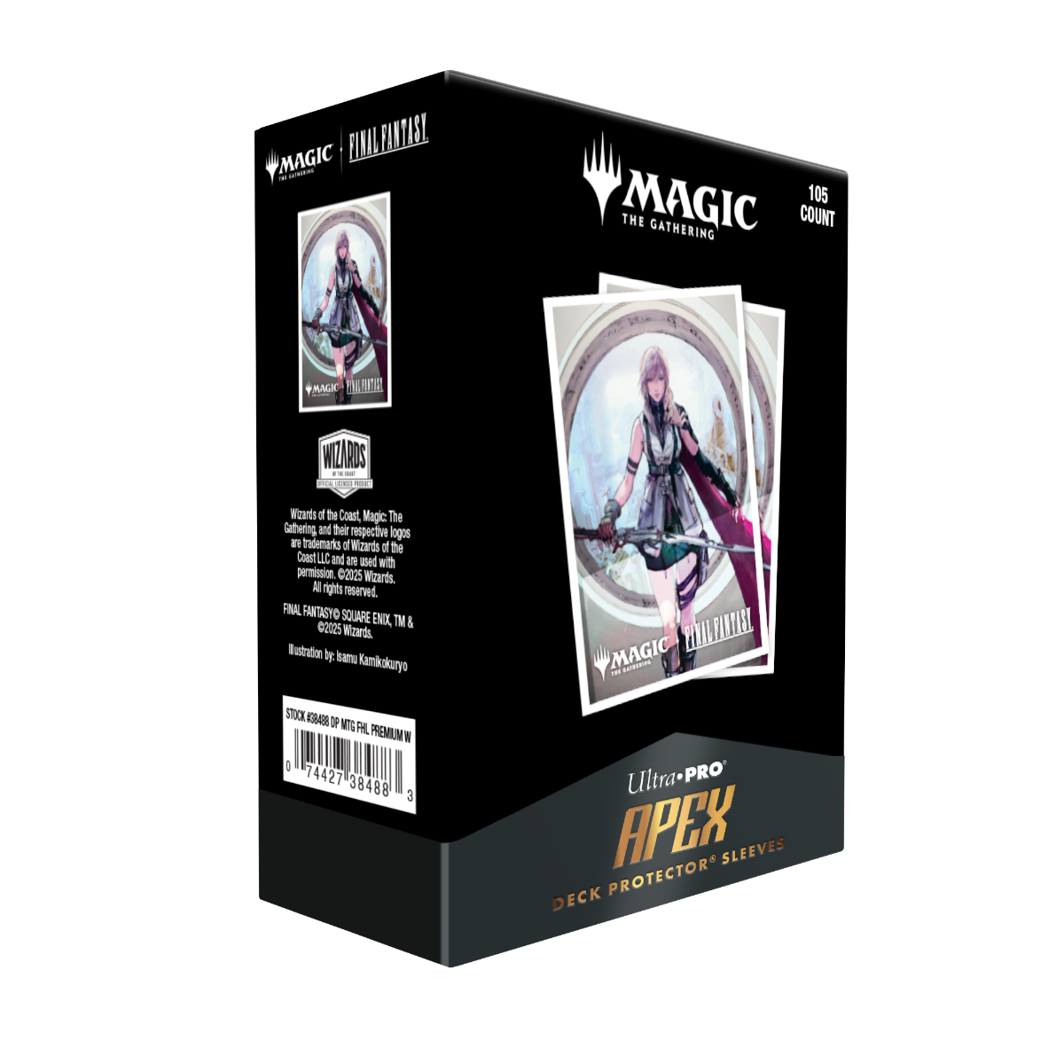 Ultra PRO Apex Sleeves – Magic: The Gathering Final Fantasy “Lightning, Army of One" 105 bustine