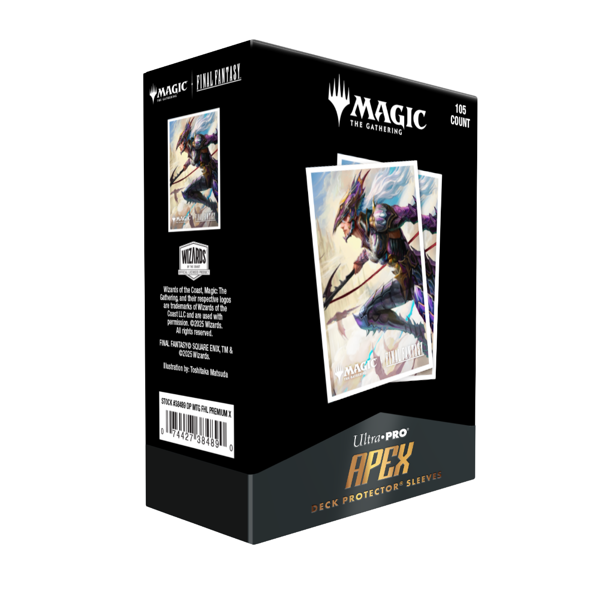 Ultra PRO Apex Sleeves – Magic: The Gathering Final Fantasy “Kain, Traitorous Dragoon" 105 bustine