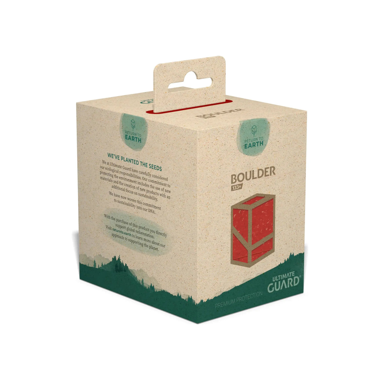 Ultimate Guard - RTE Boulder 133+ Deck Box - Red