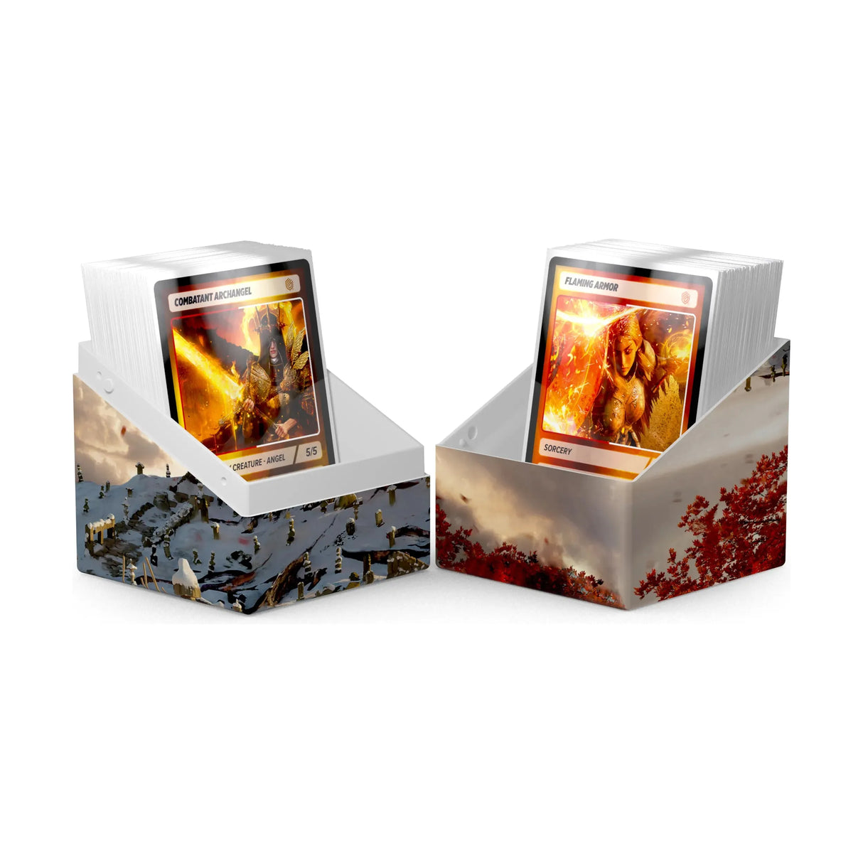 Ultimate Guard - RTE Boulder 100+ Deck Box - Artist Edition #2 Mario Renaud - In Icy Bloom