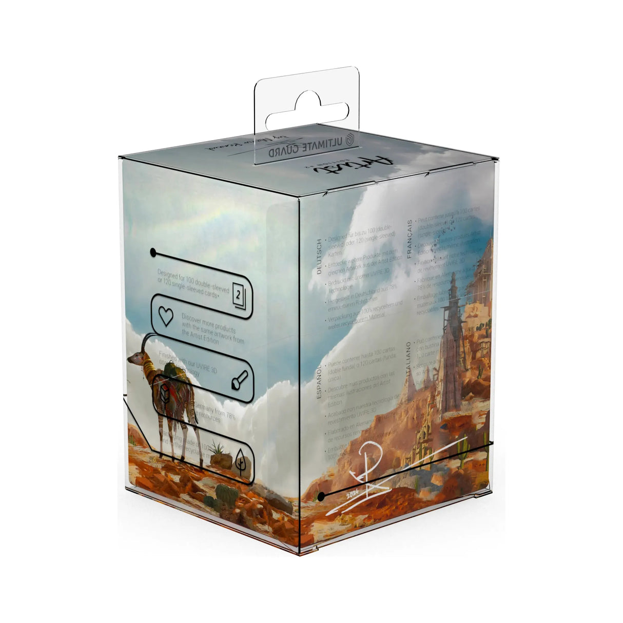 Ultimate Guard - RTE Boulder 100+ Deck Box - Artist Edition #2 Mario Renaud - The Search