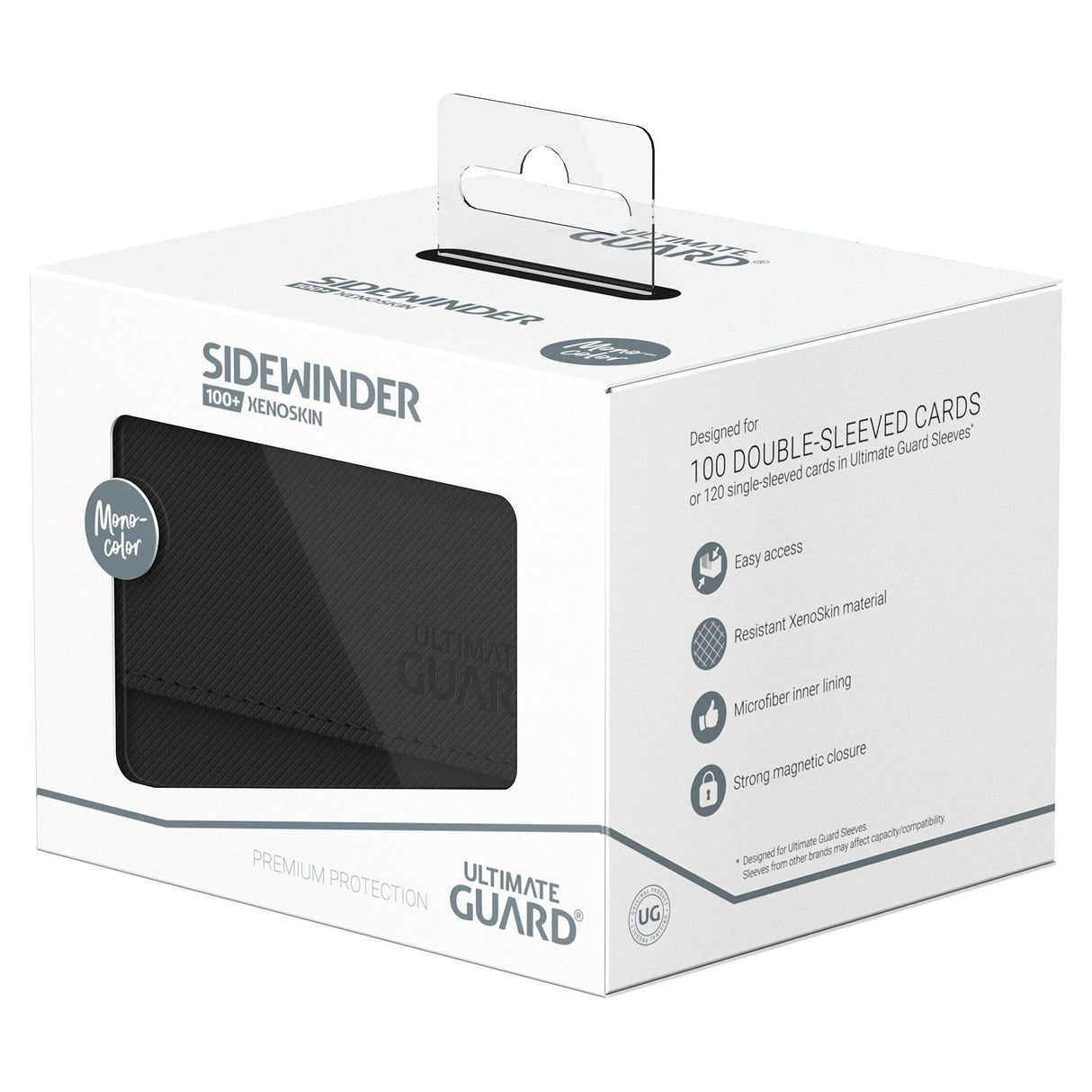 Ultimate Guard - Sidewinder 100+ Xenoskin Deck Box - Black