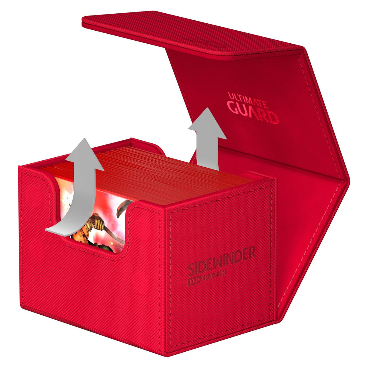 Ultimate Guard - Sidewinder 100+ Xenoskin Deck Box - Red