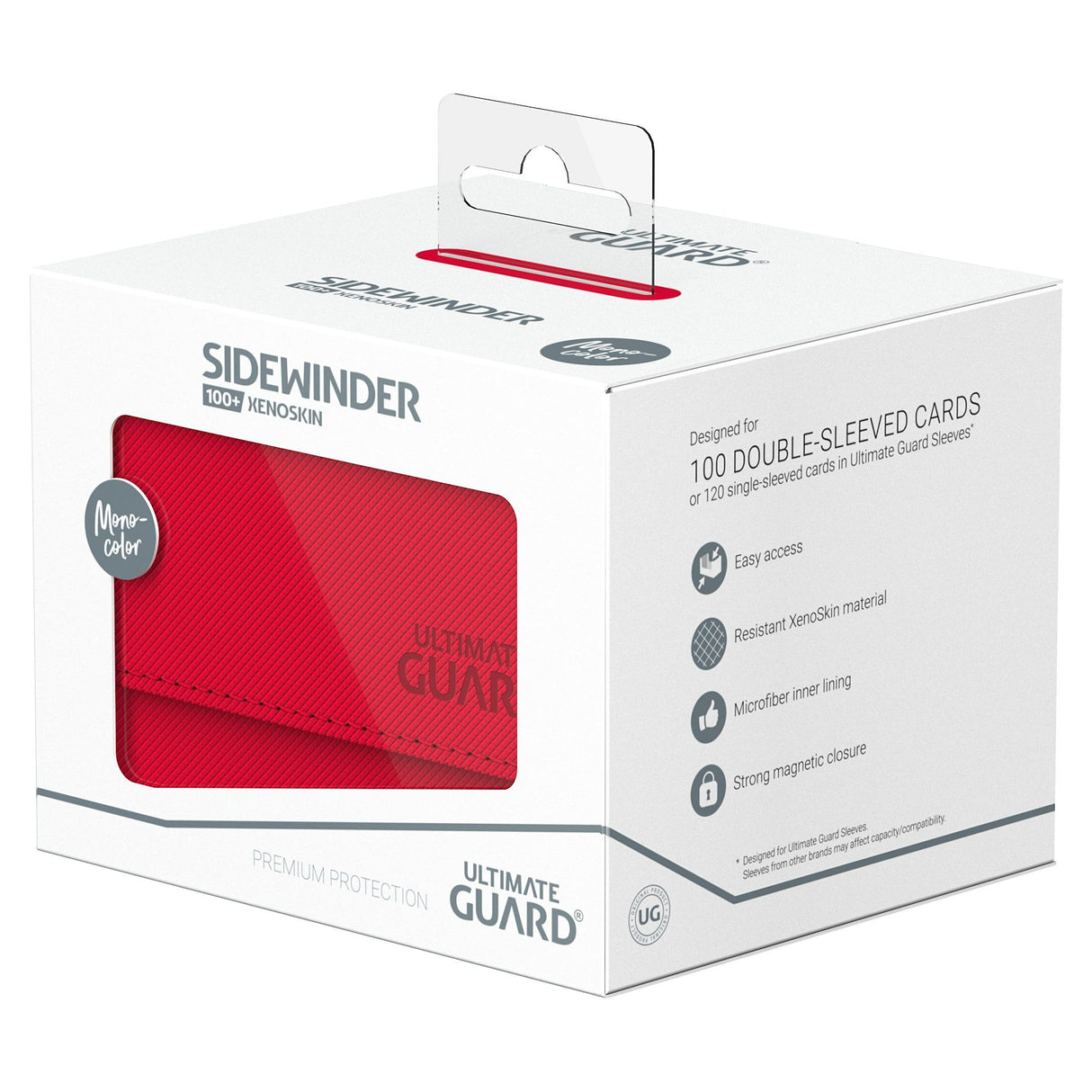 Ultimate Guard - Sidewinder 100+ Xenoskin Deck Box - Red