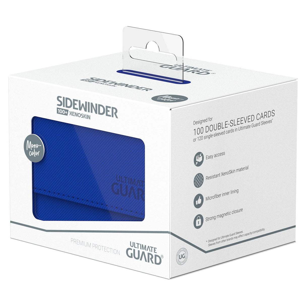 Ultimate Guard - Sidewinder 100+ Xenoskin Deck Box - Blue