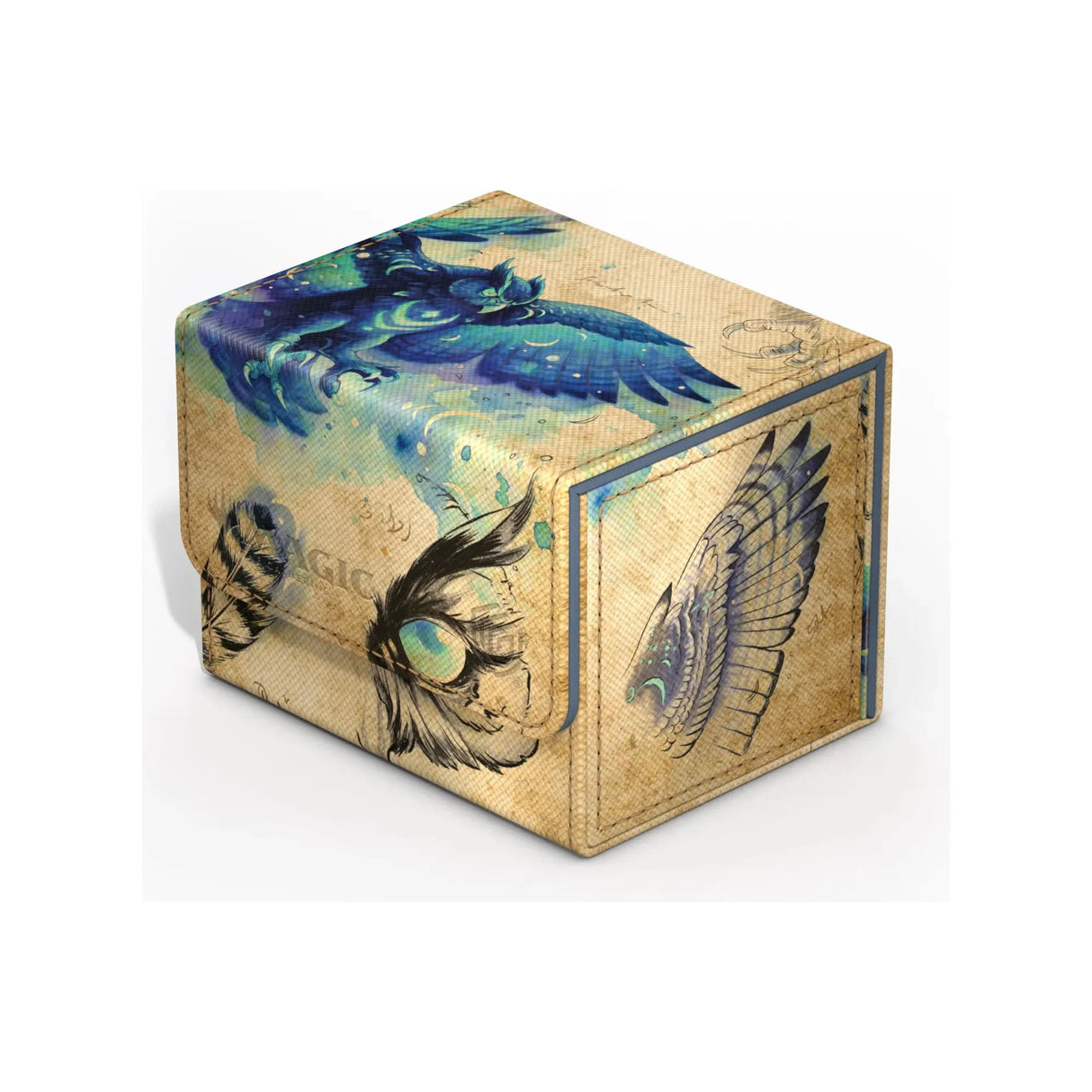 Ultimate Guard - Sidewinder 100+ Xenoskin Deck Box - Magic: The Gathering Bloomburrow - Maha, Its Feathers Night