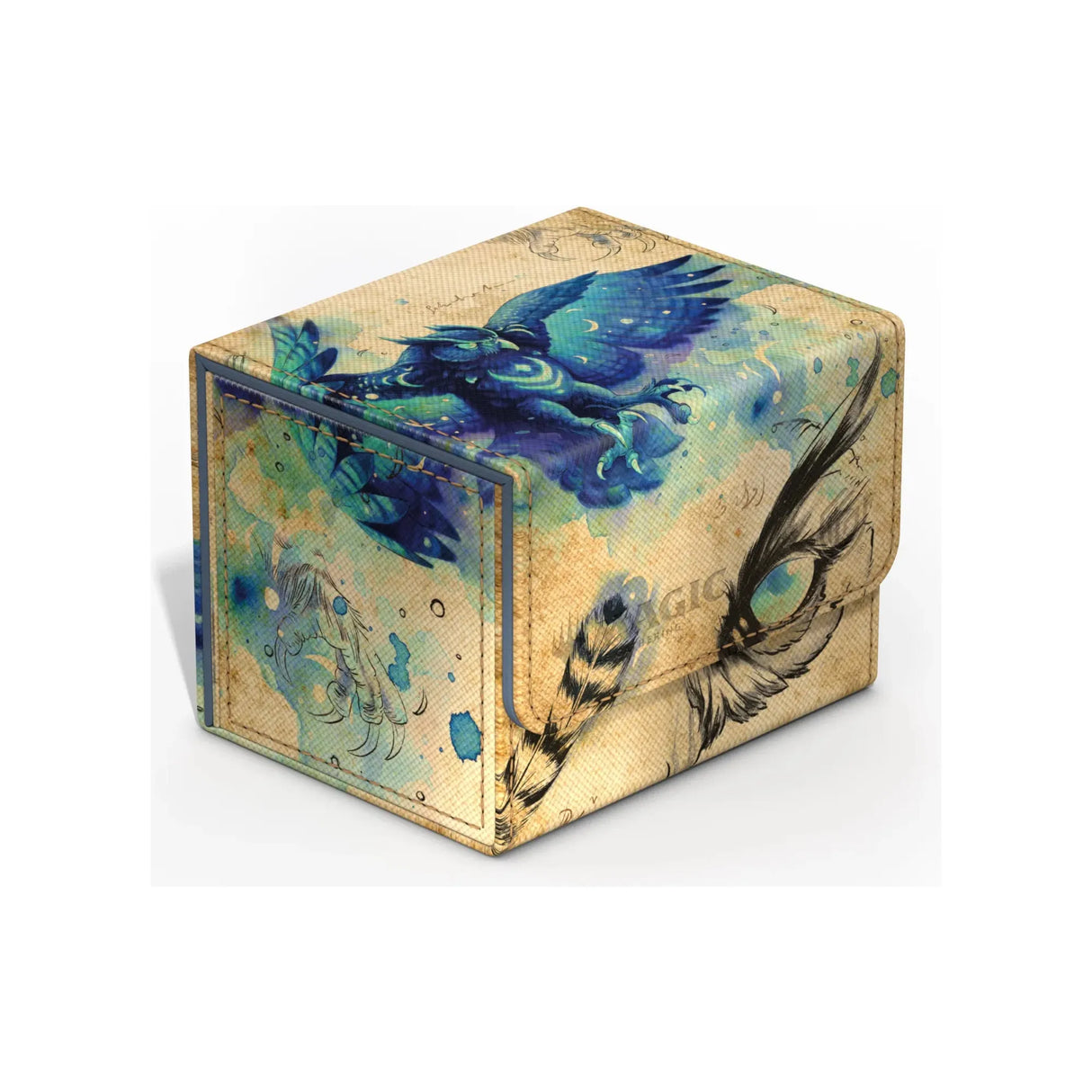 Ultimate Guard - Sidewinder 100+ Xenoskin Deck Box - Magic: The Gathering Bloomburrow - Maha, Its Feathers Night