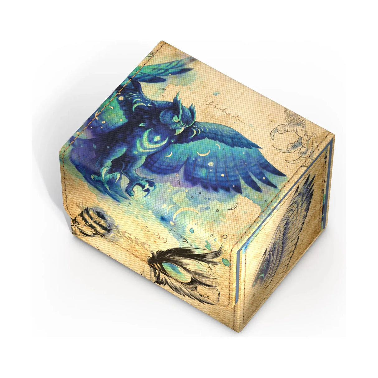 Ultimate Guard - Sidewinder 100+ Xenoskin Deck Box - Magic: The Gathering Bloomburrow - Maha, Its Feathers Night