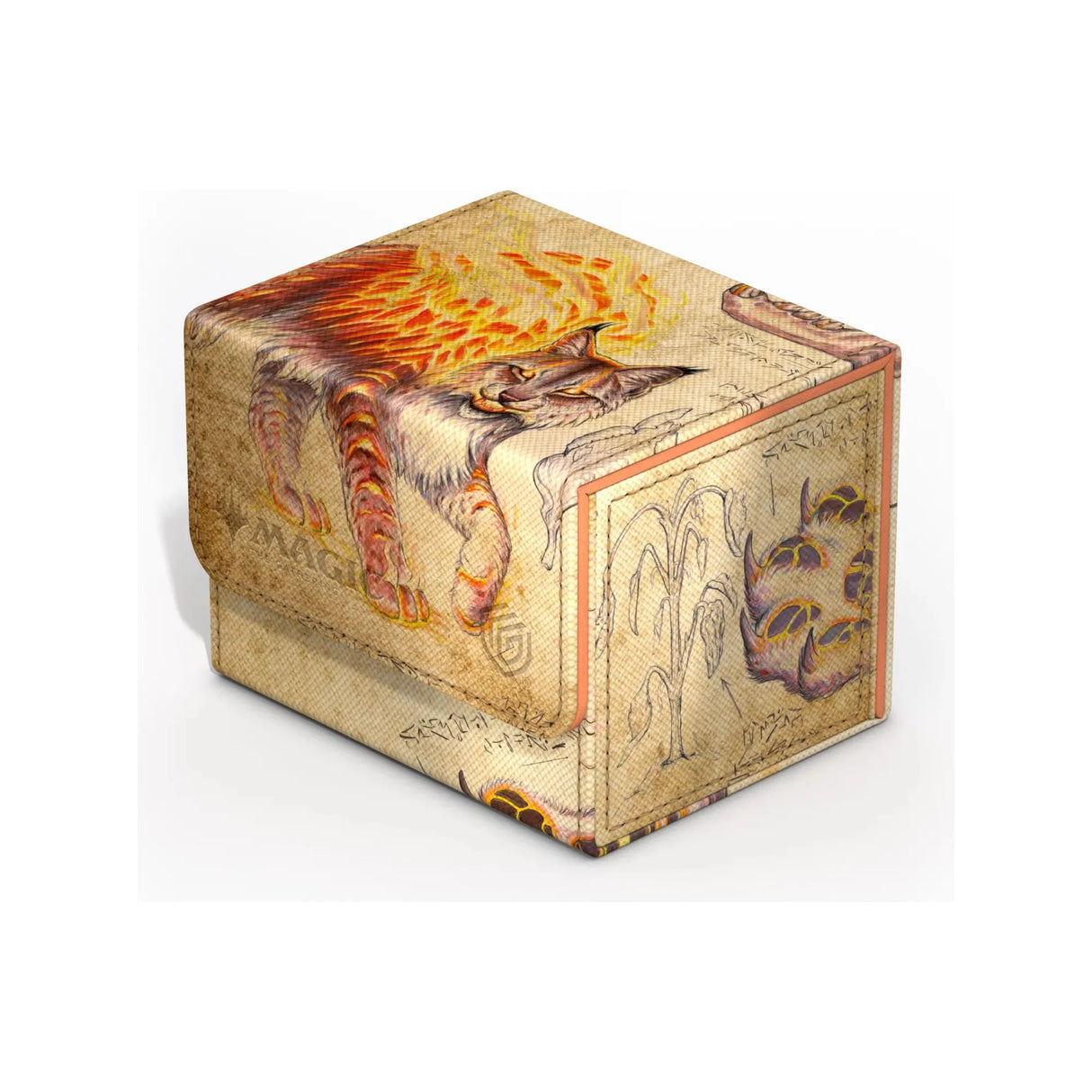 Ultimate Guard - Sidewinder 100+ Xenoskin Deck Box - Magic: The Gathering Bloomburrow - Sunspine Lynx