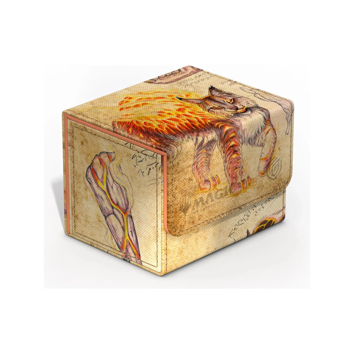 Ultimate Guard - Sidewinder 100+ Xenoskin Deck Box - Magic: The Gathering Bloomburrow - Sunspine Lynx