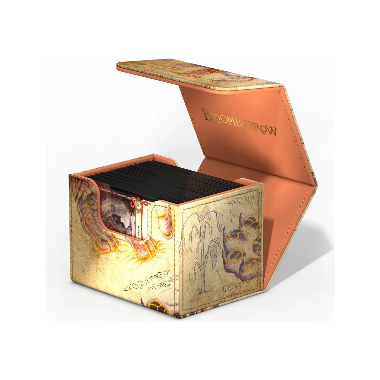 Ultimate Guard - Sidewinder 100+ Xenoskin Deck Box - Magic: The Gathering Bloomburrow - Sunspine Lynx
