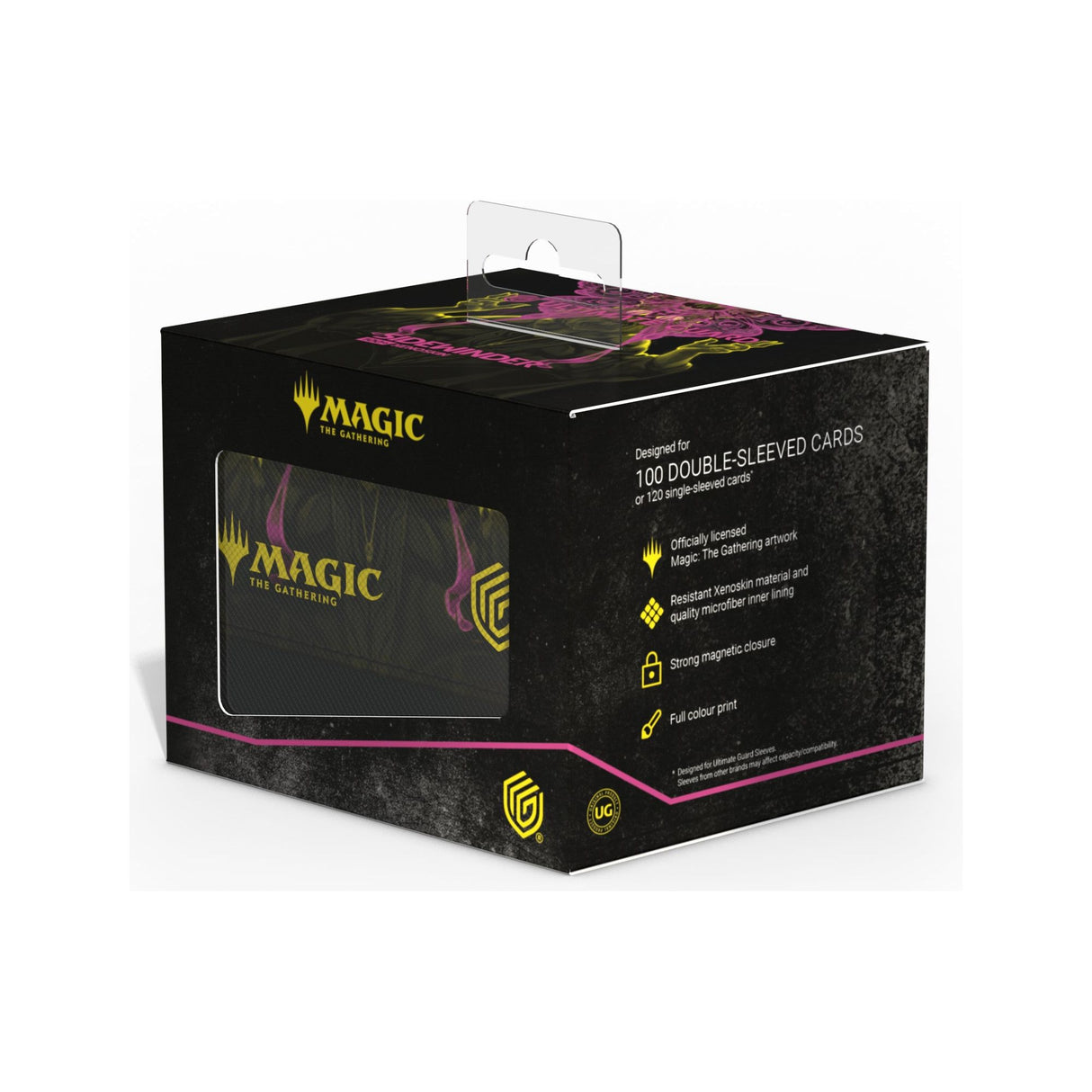 Ultimate Guard - Sidewinder 100+ Xenoskin Deck Box - Magic: The Gathering Duskmourn: House of Horror - Victor, Valgavoth’s Seneschal