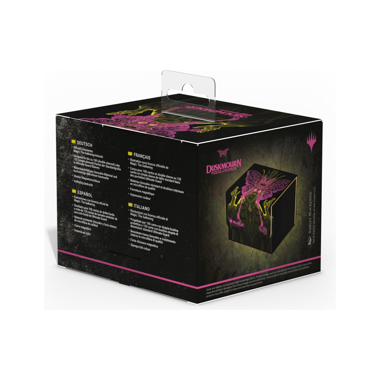 Ultimate Guard - Sidewinder 100+ Xenoskin Deck Box - Magic: The Gathering Duskmourn: House of Horror - Victor, Valgavoth’s Seneschal