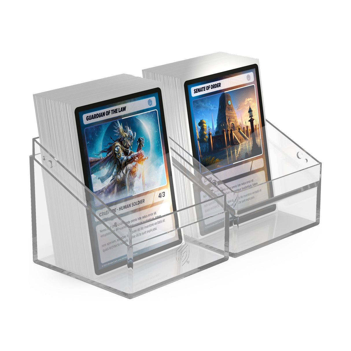 Ultimate Guard - Boulder 100+ Deck Box - Clear Transparent