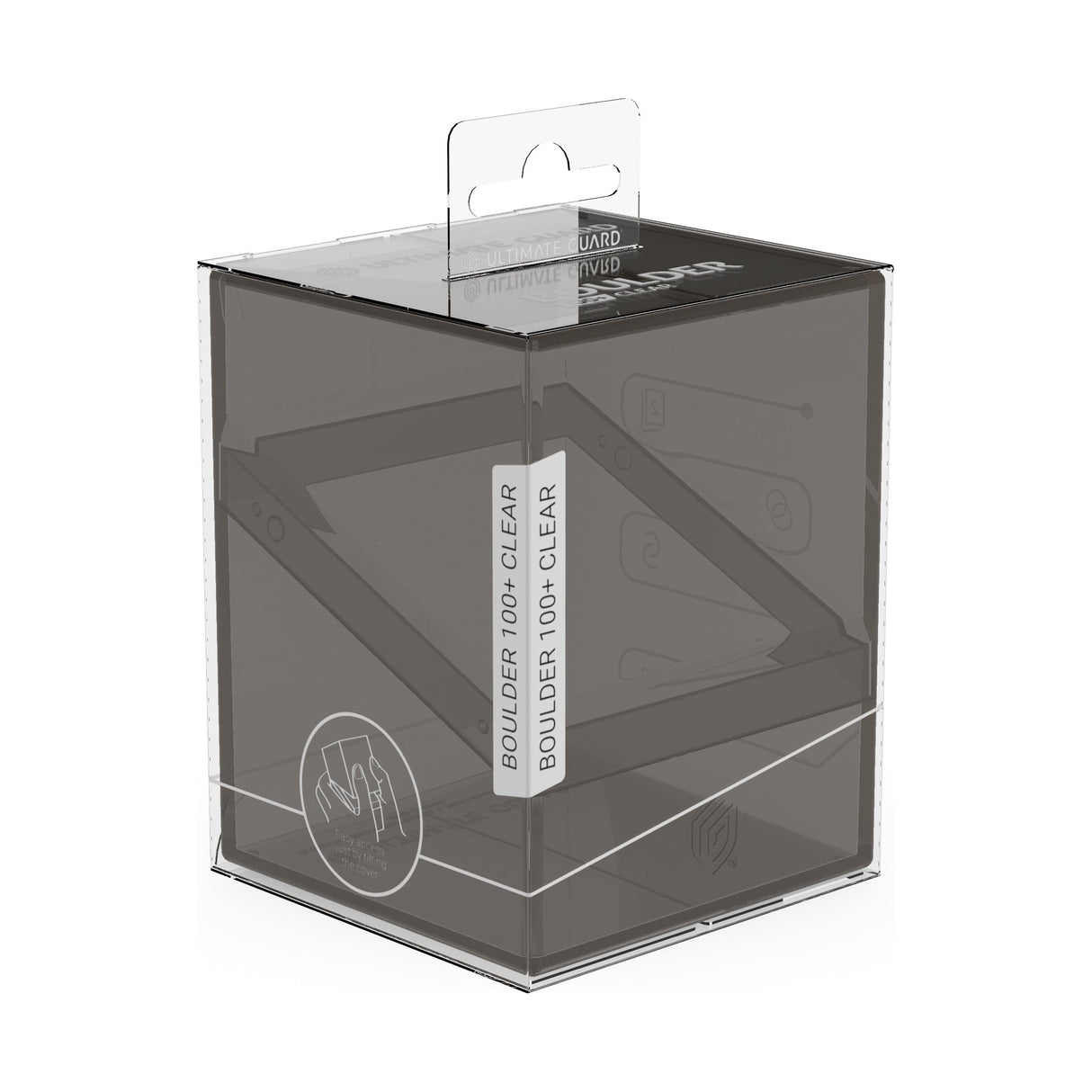 Ultimate Guard - Boulder 100+ Deck Box Clear Onyx
