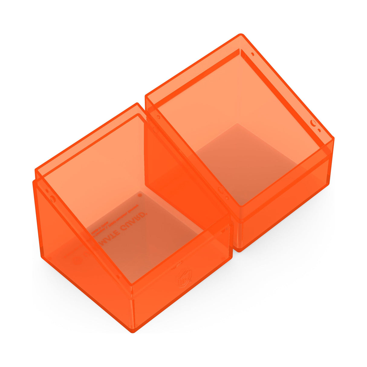 Ultimate Guard - Boulder 100+ Deck Box - Clear Poppy Topaz