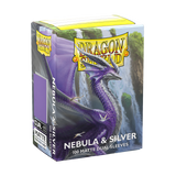 Dragon Shield - Matte Dual Sleeves Nebula & Silver (100 Bustine)