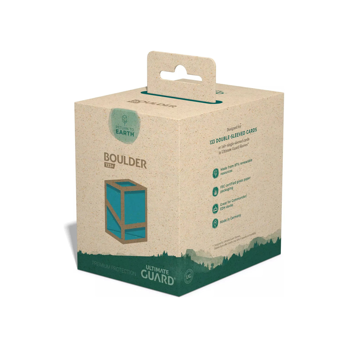 Ultimate Guard - RTE Boulder 133+ Deck Box - Petrol