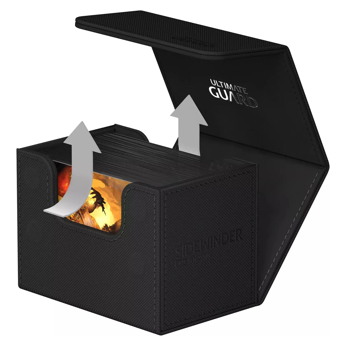 Ultimate Guard - Sidewinder 80+ Xenoskin Deck Box - Black
