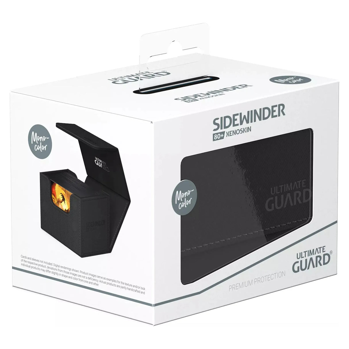 Ultimate Guard - Sidewinder 80+ Xenoskin Deck Box - Black
