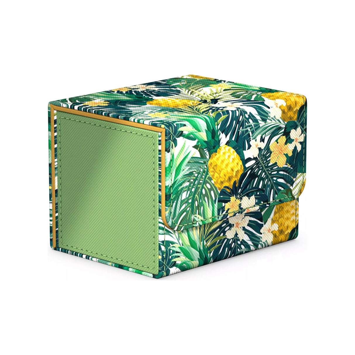 Ultimate Guard - Sidewinder 100+ Xenoskin Deck Box - Floral Places - Bahia Green