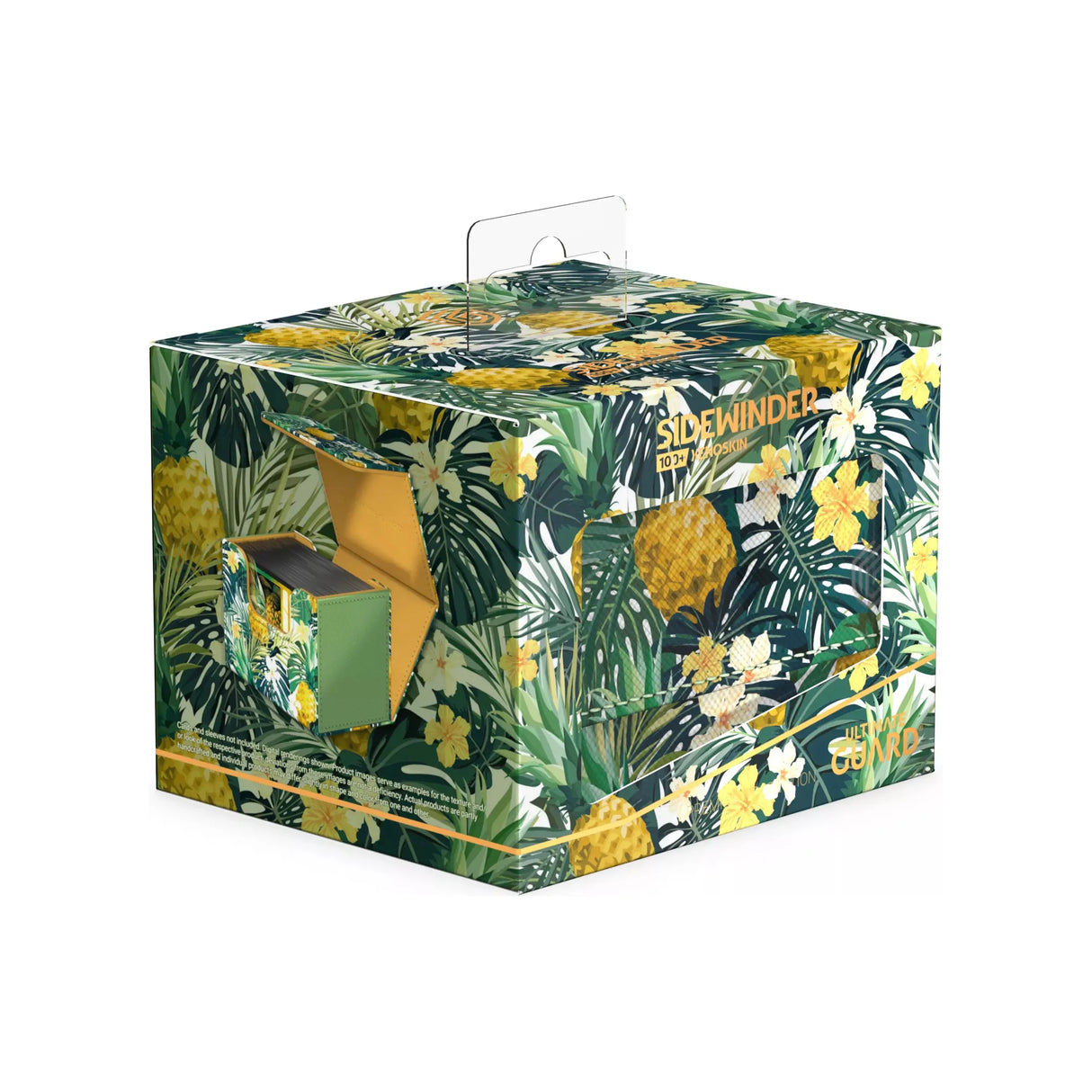 Ultimate Guard - Sidewinder 100+ Xenoskin Deck Box - Floral Places - Bahia Green