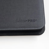 Ultra Pro Toploader Zippered 4-Pocket PRO-Binder - Black