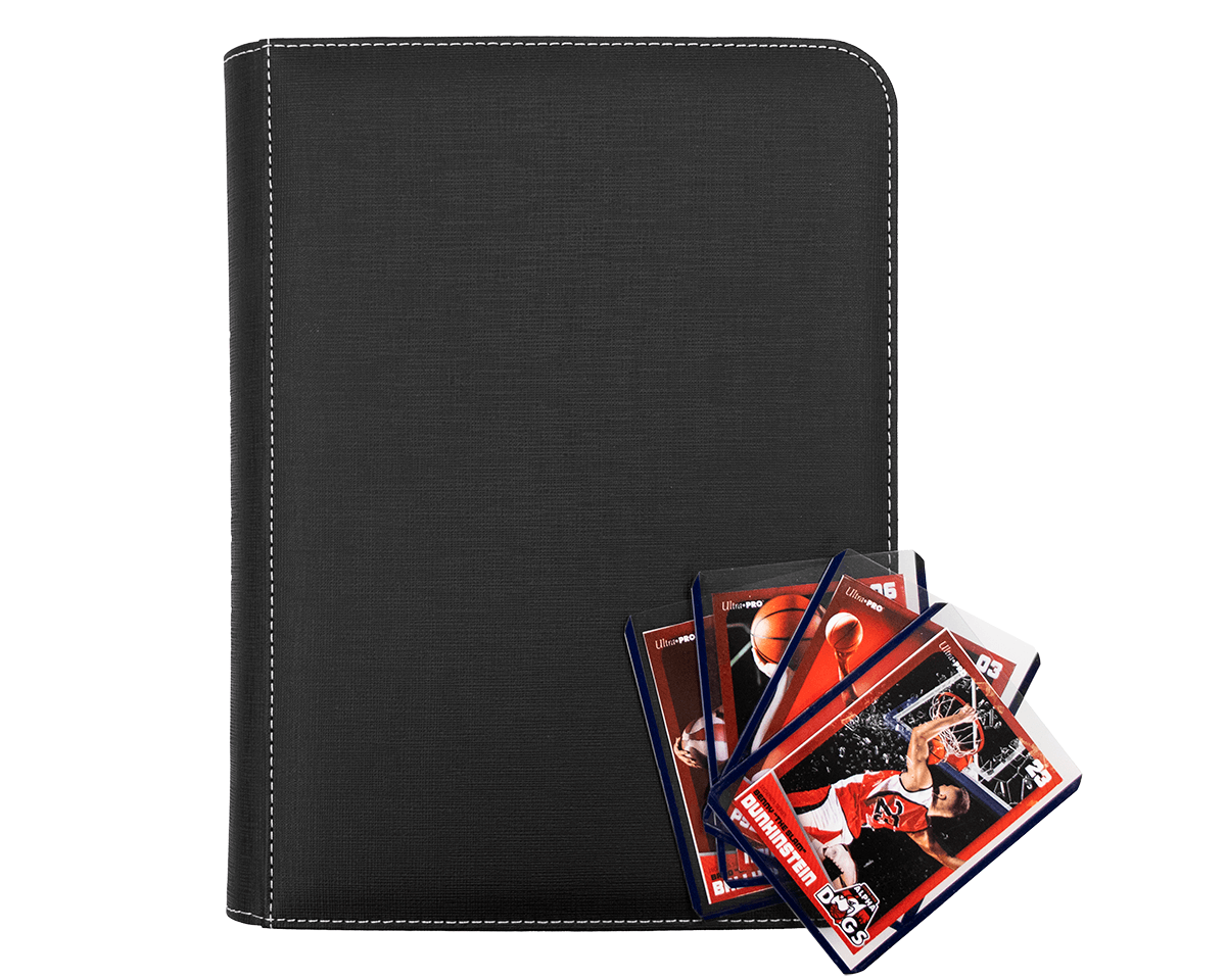 Ultra Pro Toploader Zippered 4-Pocket PRO-Binder - Black