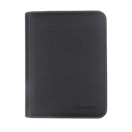 Ultra Pro Toploader Zippered 4-Pocket PRO-Binder - Black