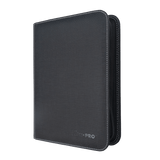 Ultra Pro Toploader Zippered 4-Pocket PRO-Binder - Black