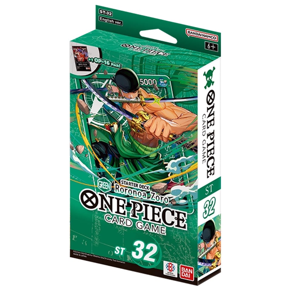 One Piece Card Game – Starter Deck ST-32 “Roronoa Zoro” (Inglese)