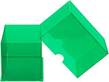 Ultra PRO Eclipse 2-Piece Deck Box Emerald Green 100+