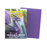 Dragon Shield - Matte Dual Sleeves Nebula & Silver (100 Bustine)