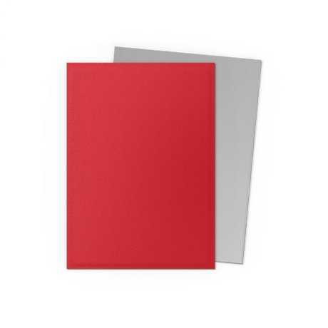 Dragon Shield - Matte Dual Sleeves Crimson & Silver (100 Bustine)