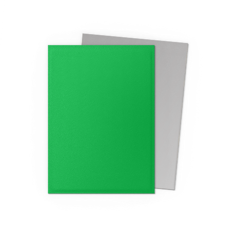 Dragon Shield - Matte Dual Sleeves Apple Green & Silver (100 Bustine)