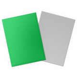 Dragon Shield - Matte Dual Sleeves Apple Green & Silver (100 Bustine)