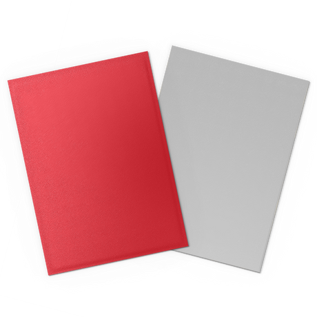 Dragon Shield - Matte Dual Sleeves Crimson & Silver (100 Bustine)