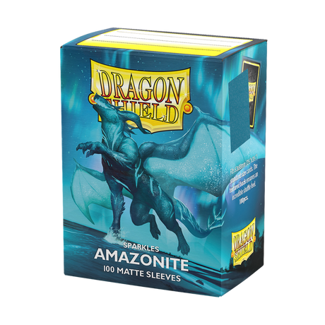Dragon Shield – Matte Sleeves Sparkles Amazonite – Standard Size (100 Bustine)