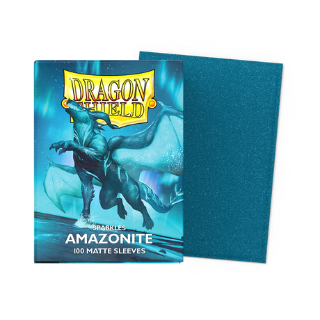 Dragon Shield – Matte Sleeves Sparkles Amazonite – Standard Size (100 Bustine)