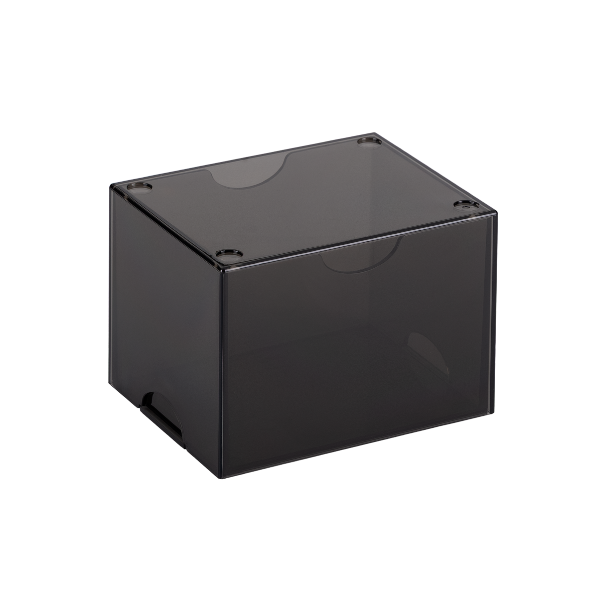 Dragon Shield - Strongbox Clear Black - Deck Box Rigido