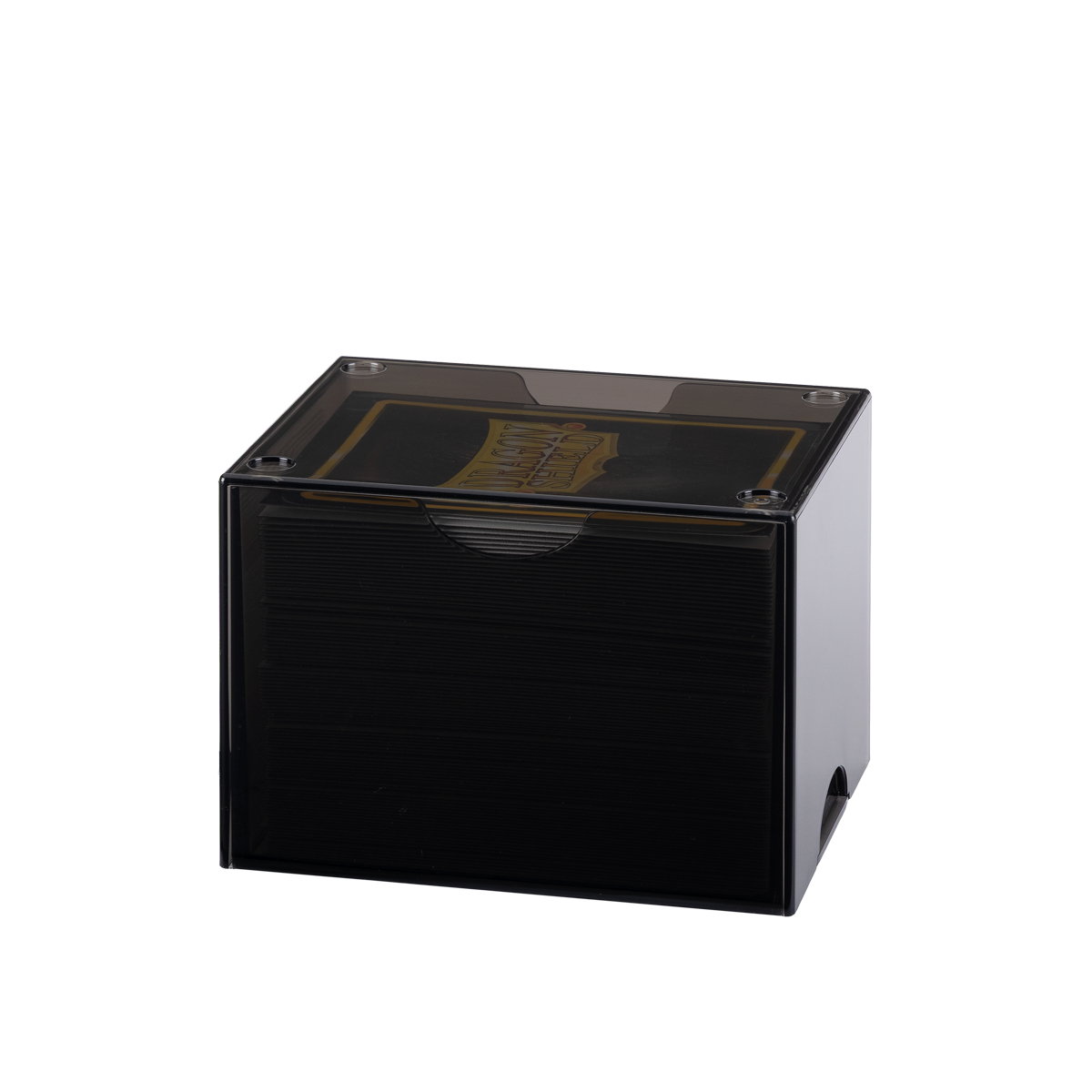 Dragon Shield - Strongbox Clear Black - Deck Box Rigido