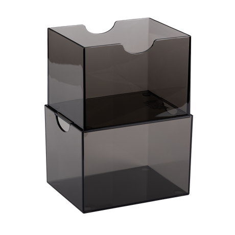 Dragon Shield - Strongbox Clear Black - Deck Box Rigido