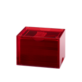 Dragon Shield - Strongbox Clear Red - Deck Box Rigido