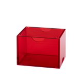 Dragon Shield - Strongbox Clear Red - Deck Box Rigido