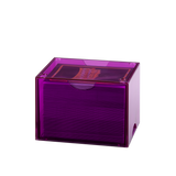 Dragon Shield - Strongbox Clear Purple - Deck Box Rigido