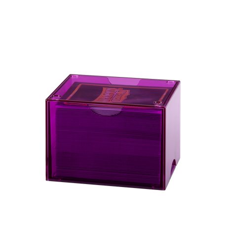 Dragon Shield - Strongbox Clear Purple - Deck Box Rigido