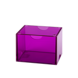 Dragon Shield - Strongbox Clear Purple - Deck Box Rigido