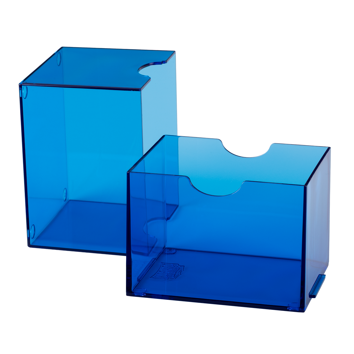 Dragon Shield - Strongbox Clear Blue - Deck Box Rigido