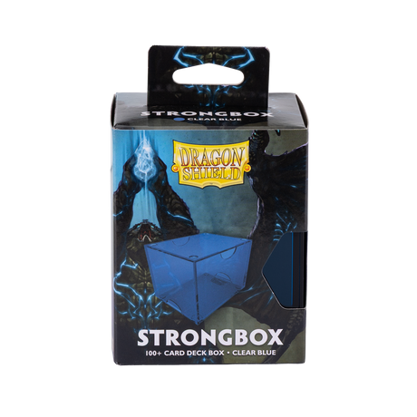 Dragon Shield - Strongbox Clear Blue - Deck Box Rigido